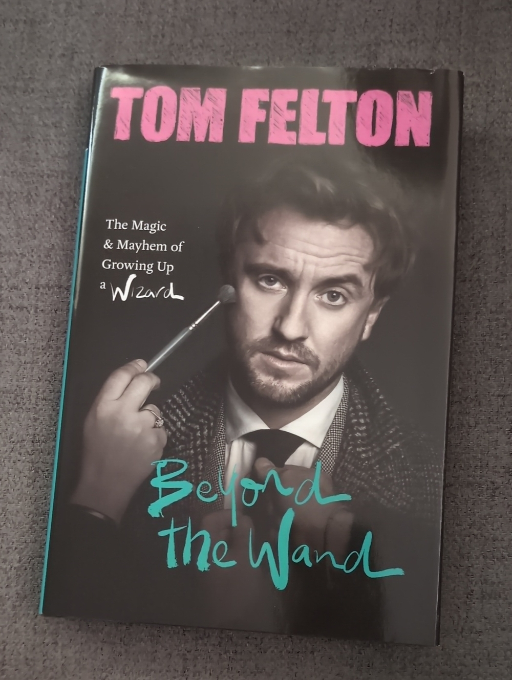 Tom Felton - Beyond the Wand (Hardcover) - Black with Pink & Teal Accents